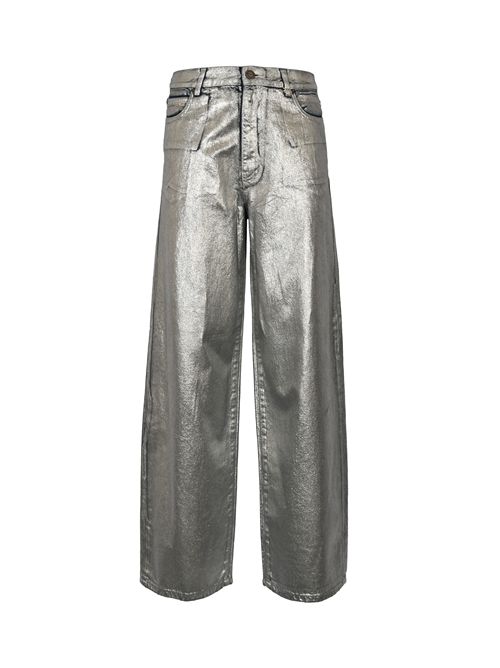 Jeans Lauryn in cotone e lyocell metallizzato PINKO | 104601 A2RTGU9